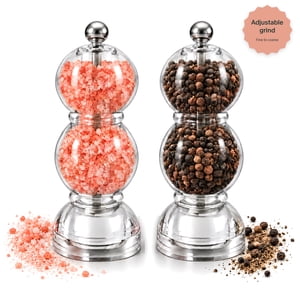 Cook With Color Salt & Pepper Grinder Set, 2-Pack