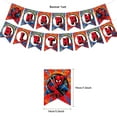 thumbnail image 2 of Spider-Man Happy Birthday Banner Birthday Party Supplies Decorations Anime Themed Birthday Party Backdrop, 2 of 3