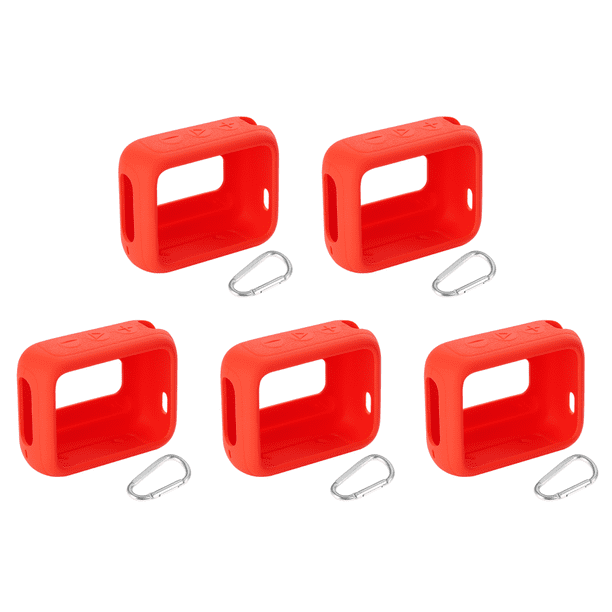 Funda Protectora Silicona para Altavoz Anti Rasguños Con Mosquetón GO 4 () Rojo