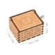 thumbnail image 4 of Cajas musicales Caja de música de madera vintage Tamaño de la palma de la mano Caja de madera con manivela Caja de música Hermoso dispositivo musical de madera tallada con melodía Eres mi sol para mam TOMSHOO Cajas musicales, 4 of 6