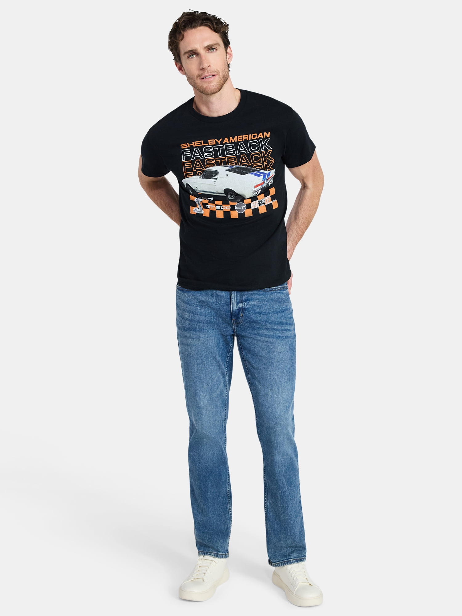 Shelby Cobra Men's & Big Men's Graphic Tee Shirt, Sizes S-3XL