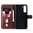thumbnail image 2 of Estuche de Cuero PU con Cierre para Samsung Galaxy S21 FE 5G , Funda Protectora con Billetera y Correa, 2 of 6