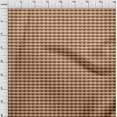 thumbnail image 4 of oneOone Tissu Polyester Lycra Marron Abstrait pour Robe Tissu Imprimé au Mètre 56 Pouces de Large, 4 of 4