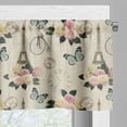 thumbnail image 5 of Ambesonne Colorful Valance & Curtain, French Eiffel Tower Image, 55"x45", Multicolor, 5 of 6
