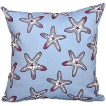 Simply Daisy 16" x 16" Soft Starfish Geometric Print Pillow