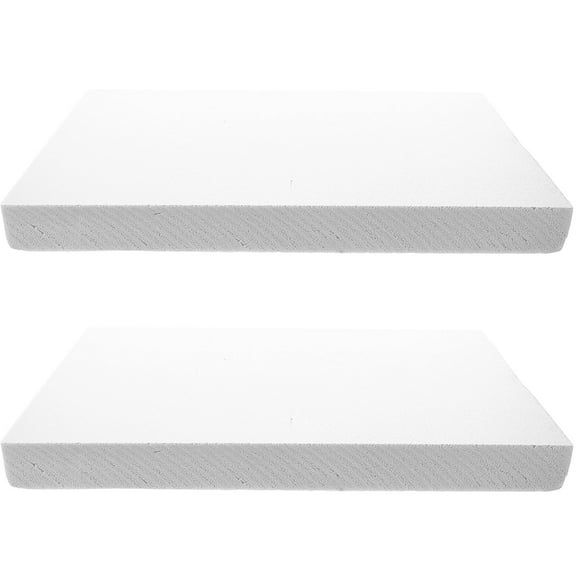 HEMOTON White Foam Sheets for DIY Craft Perfect for Model Making Projects and School Use 2Pcs
