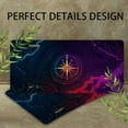 thumbnail image 4 of License Plate,Neon Compass on Abstract Map Decorative Front,Personalized Stainless Steel License Plate Cover For Men Women,12.2" X 6.2", 4 of 7