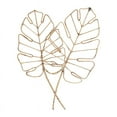 thumbnail image 5 of Aria Contemporary Boho Leaf Metal Wall Art, 5 of 6