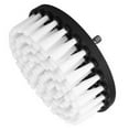 thumbnail image 2 of Marbhall Non-Scratch Scrub Brush Drill Attachment – Clean Fiberglass Tub, Microfiber Upholstery, Auto Carpet, Boat Seat – 4 Inch Diameter Soft White Bristle, 2 of 11