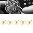 thumbnail image 4 of Watch Movement Parts, 0.39in Diameter Watch Balance Wheel Golden Watch Repair Parts  For Watch Repair Shop For 8205 Movement, 4 of 8