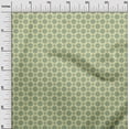thumbnail image 3 of oneOone Polyester Spandex Light Green Fabric Asian Ornamental Tile Craft Projects Decor Fabric Printed By The Yard 56 Inch Wide, 3 of 4