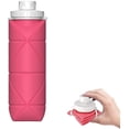thumbnail image 1 of Taza de agua plegable de gran capacidad para viajes al aire libre, deportes, pegamento de silicona portátil, taza de agua resistente a altas temperaturas, taza plegable retráctil de grado alimenticio, 1 of 5
