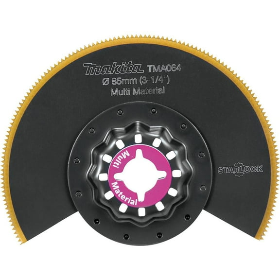 Makita-B-67125 3-1/4in. Starlock Round Saw Blade (BiM-TiN), 18TPI