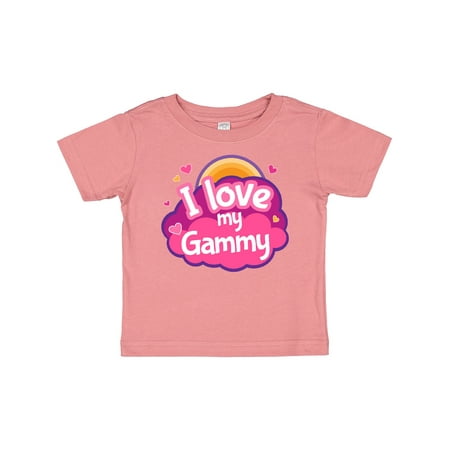 

Inktastic I Love My Gammy Granddaughter Gift Baby Girl T-Shirt