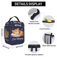 thumbnail image 6 of Cute Cat Lover Lunch Bag Portable Thermal Lunch Box for Men and Women, 6 of 6