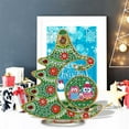 thumbnail image 4 of Ounissouiy Navidad cristal pintura ornamento Festival Navidad Año Nuevo hogar Oficina Hotel decoración diamantes de imitación arte artesanía Kits de decoración para fiestas tipo 5 Ounissouiy HA070466-05, 4 of 6