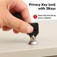 thumbnail image 5 of Fireproof Document Box with Key Lock, Small Safe Box for Valuables, Fire and Water Resistance, Fireproof Lock Box for Passport, Cash, Tablet, Exterior 12.8'' x 8.4'' x 4.5'' Beige, 5 of 6