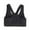 Black, variant on Ochine Zipper Front Closure Push Up Racerback Yoga Sports Bras for Women,Comfortable Wirefree Post-Surgery Bra