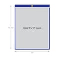 thumbnail image 3 of EnvyPak Job Ticket Holders - 9"x12" - Pack of 30 (Blue) Top-Loading w/ Eyelet for Hanging - Made in USA, 3 of 5