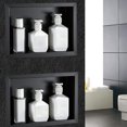 thumbnail image 3 of Inteprter Nicho de pared oculto de estilo moderno negro para artículos de tocador de ducha y artículos esenciales para el baño, ahorro de Juegos de accesorios de baño, 3 of 6
