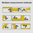 300mm Adjustable Engineers Combination Try Square Set Right Angle Ruler