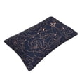 thumbnail image 2 of Fotbe Copper-Gold Gloss Outline Flower Pillow Cases - Envelope Closure - Luxury, Extra Soft, Cooling Pillow Covers - Wrinkle, Fade, Stain Resistant-20"x30", 2 of 8