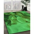 thumbnail image 3 of Ahgly Company Machine Washable Indoor Square Transitional Green Area Rugs, 7' Square, 3 of 7