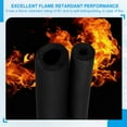 thumbnail image 4 of Uxcell 1-1/4" (32mm) ID x 3Ft x 0.35" Pipe Insulation Foam Tube, Pipe Cover Wrap Roll Bar Tubing for Handle Grip HVAC Air Conditioner Units, Black, 4 of 7