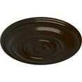 thumbnail image 3 of Ekena Millwork 18"OD x 1 1/2"P Niobe Ceiling Medallion (Fits Canopies up to 8 5/8"), Hand-Painted Bronze, 3 of 5