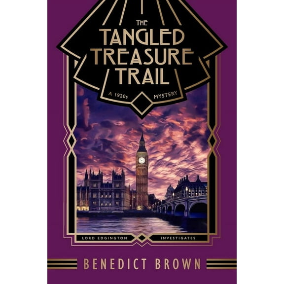 Lord Edgington Investigates... The Tangled Treasure Trail: A 1920s Mystery, Book 5, (Paperback)
