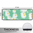 thumbnail image 5 of Kitchen Rugs Sets Of 2,Green Daisy Flower Yellow Centers Pattern Anti Fatigue Kitchen Mat Rugs Non Slip Washable,Decorative Kitchen Floor Mats for Kitchen,Sink,Laundry,17"x47"+17"x47", 5 of 5