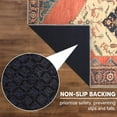 thumbnail image 3 of Keen Home Design Machine Washable Area Rugs with Non-slip Backing, Ideal for Hallway, Living Room, Bedroom, Kitchen and Laundry Room, Vintage Moroccan and Low Pile Rug - ( 4' x 6' ), 3 of 9