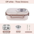 thumbnail image 2 of NSESSHome Stainless Steel Lunch Box with Soup Bowl, Leak-Proof, Multi-Compartment Design for Office, School, and Fitness, 304 Stainless Steel, Portable, Includes Chopsticks and Spoon, 2 of 4