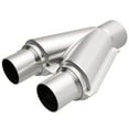 thumbnail image 1 of Magnaflow Performance Exhaust Crossover Pipe 10778 Y-Pipe; Stainless Steel; 3 Inch Diameter Inlet; 2-1/2 Inch Outlet Diameter; 10 Inch Length; Without Converters, 1 of 5
