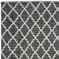 thumbnail image 5 of SAFAVIEH Montauk Crispian Geometric Quatrefoils Cotton Area Rug, Black/Ivory, 5' x 7', 5 of 6