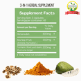 thumbnail image 4 of Plantimex Moringa, Soursop, Turmeric Powerful Blend of Natural Ingredients 90 Capsules 500 mg, 4 of 5
