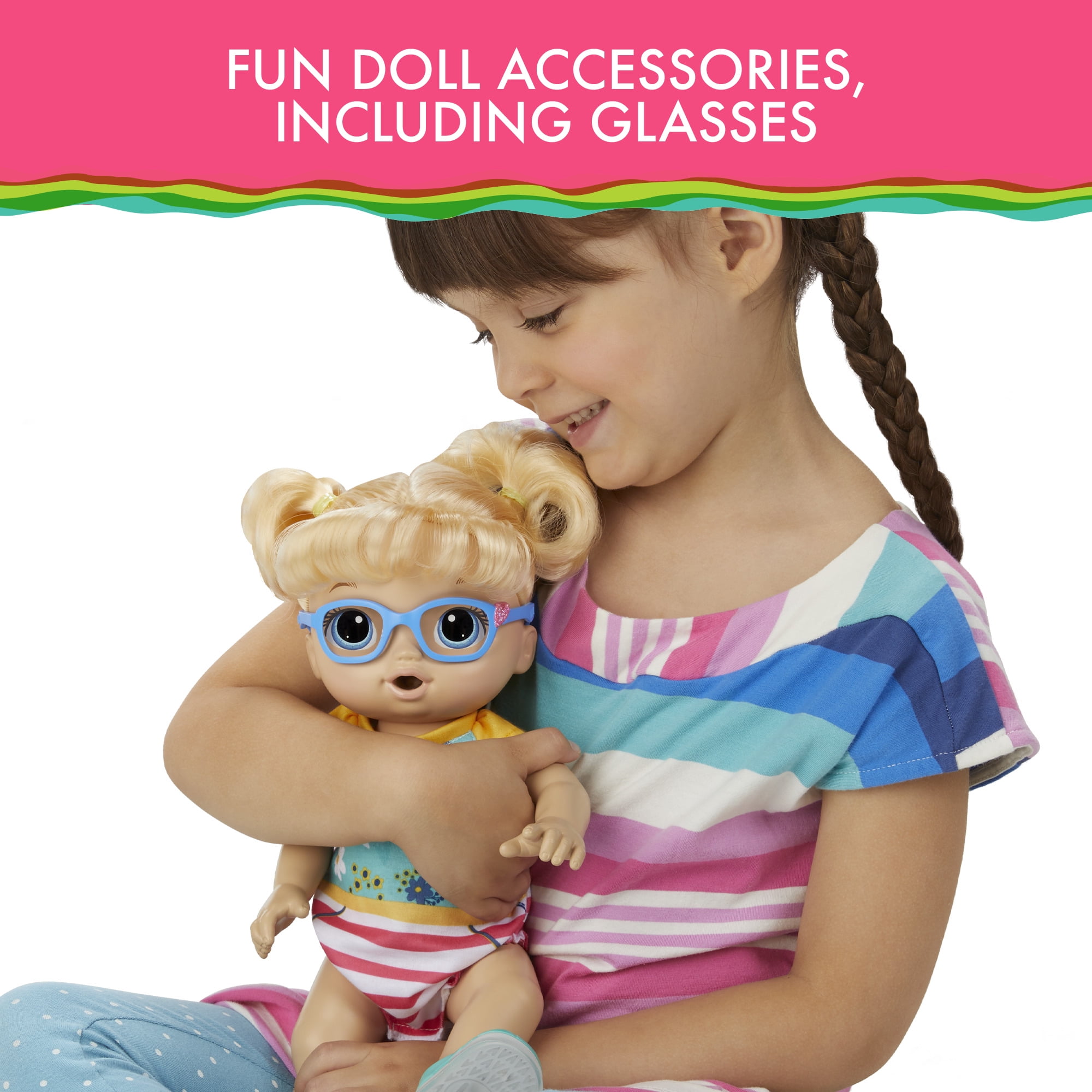 Baby Alive Step n Giggle Baby Blonde Hair for Kids Ages 3 and Up Walmart