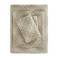 thumbnail image 3 of Cozy Flannel Printed Sheet Set - Tan Plaid - 100% Cotton Flannel - Soft, Warm Bedding for Ultimate Comfort - Perfect for Year-Round Use - King/Queen/Twin Sizes Available, 3 of 3