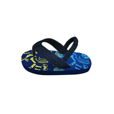 

Ymiytan Child Sandals Cartoon Thong Beach Flip Flops Outdoor Comfortable Breathable Slip On Flat Sandal Dinosaurs-Blue 11.5c