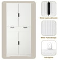 thumbnail image 5 of HSUNNS 72" Tall Pantry Cabinet, Large Pantry Storage Cabinet with 3 Keyboard Drawers and 6 Adjustable Door Shelves, Kitchen Pantry Freestanding Cupboard for Dining Room and Entryway, White, 5 of 11
