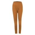 thumbnail image 6 of Plus Size Women's Yoga Pants - High Waist Hip Lifting Workout Leggings (XL-5XL, 18 Colors) | Yubnlvae (Orange | 3XL), 6 of 6