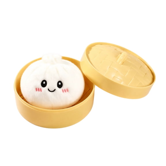 MInHoues Mystery Plush Dumpling Squishies, 5.9" Sensory Stress Relief Steamed Dumpling Stuffed Toys, Giant Dumpling Fidget Toys for Kids Adults Anxiety Relief Party Favor