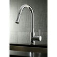 thumbnail image 3 of Gourmetier LS8621DL Concord Single-Handle Pull-Down Kitchen Faucet, Polished Chrome, 3 of 5
