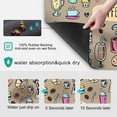 thumbnail image 6 of Drip Tray for Coffee Maker,Coffee Pot Mat for Countertops,Coffee Dish Drying Mat for Kitchen Counter Decor,Absorbent Reversible Microfiber Dish Drying Pad Dish Cafe Drainer Rack,pet Water Bowl Mats, 6 of 7