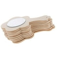 thumbnail image 2 of Juego de Espejo de Bolsillo de Madera de 10 Piezas para Juguete Infantil , flor, 2 of 5