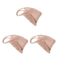 thumbnail image 4 of kurtrusly Fashionable And Functional Straw Beach Bag For Any Occasion Space-saving Blended Straw Handbag pink 3Set, 4 of 6