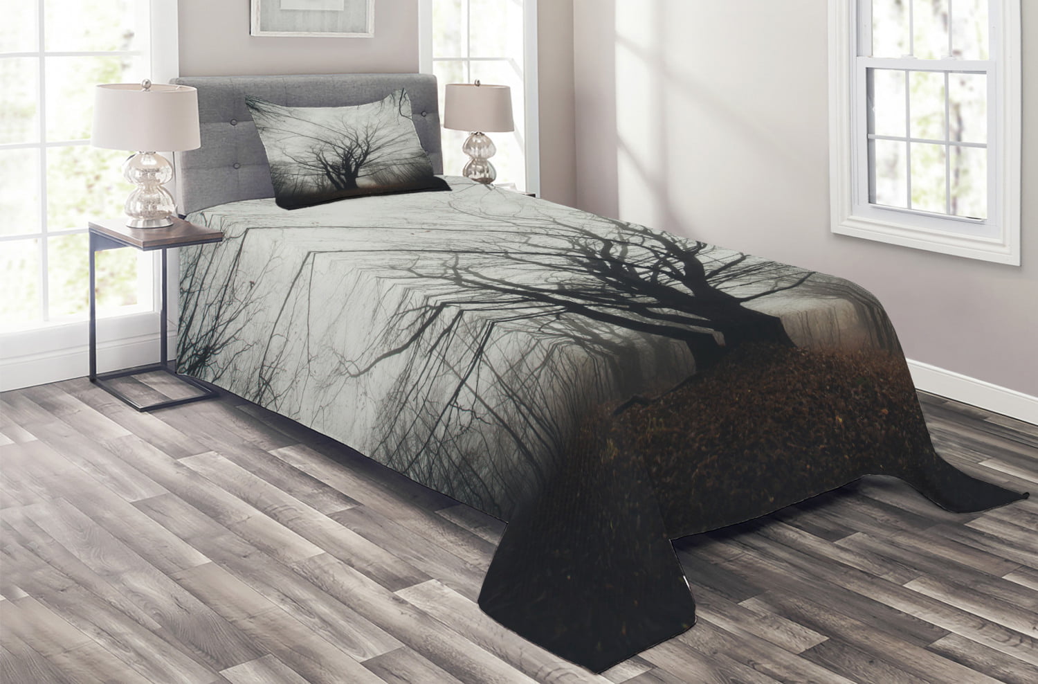 Mysterious Forest with Old Trees and Rocks Ultra-Soft Micro Fleece Blanket Home Decor Warm Anti-Pilling Flannel Throw Blanket for Couch Bed Sofa