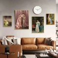 thumbnail image 4 of Póster Vintage clásico de chica de corte Vittorio Reggianini, pintura en lienzo, cuadros de pared, retrato de mujer elegante, decoración del hogar, 4 of 4