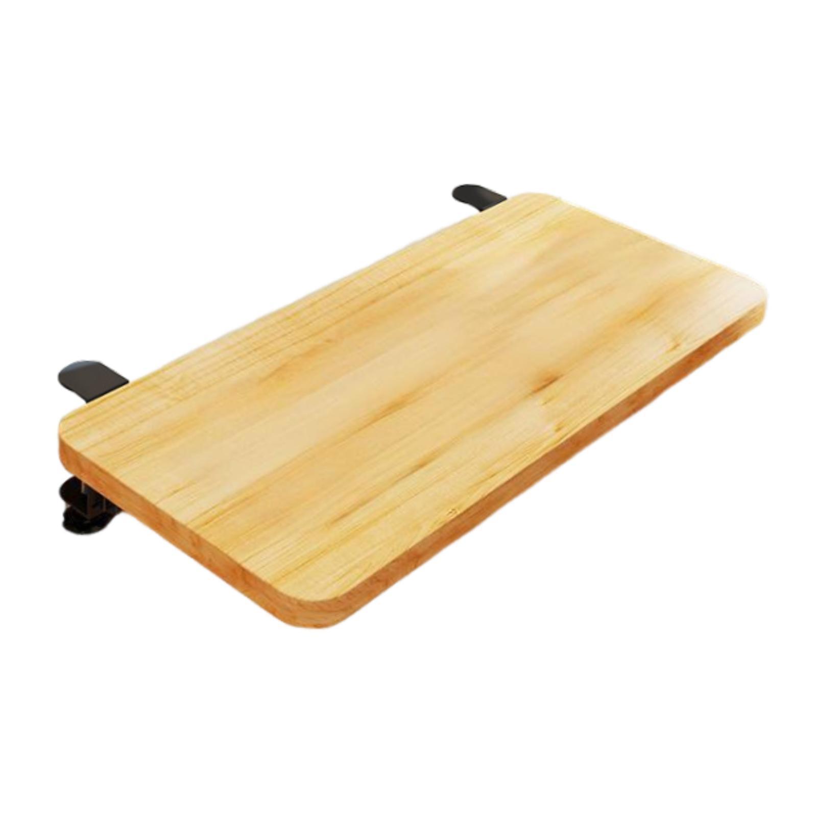 CoudarTitie Desk Extender Board Desk Extender Tray Adults Accessories Arm Rest Expansion Wood Color