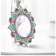 thumbnail image 3 of Espejo de pintura de diamante 5d, espejo cosmético de mandala, colgante de diamante de un solo lado con forma de cristal, punto acrílico, 3 of 3